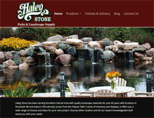 Tablet Screenshot of haleystone.net